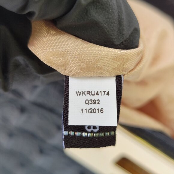 Kate Spade New York Orchard Valley Croc Kelsey Black Leather Tote Bag With Gold - Picture 15 of 16